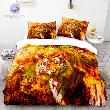Housse de Couette Tigre Sauvage